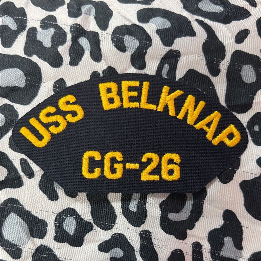 USS Belknap CG-26 embroidered naval Patch